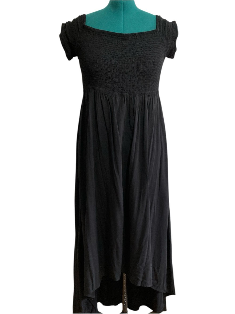 Torrid Gathered Ruched Hi-Lo Hem Off The Shoulder Dress